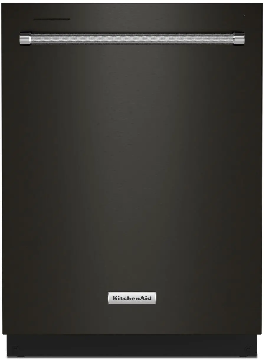 KDTE204KBS KitchenAid Top Control Dishwasher - Black Stainless Steel-1