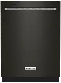 KDTE204KBS KitchenAid Top Control Dishwasher - Black Stainless Steel