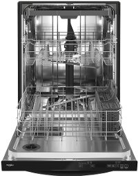 WDT750SAKB Whirlpool Dishwasher with Hidden Controls - Black-2