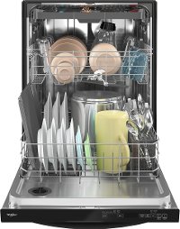 WDT750SAKB Whirlpool Dishwasher with Hidden Controls - Black-5
