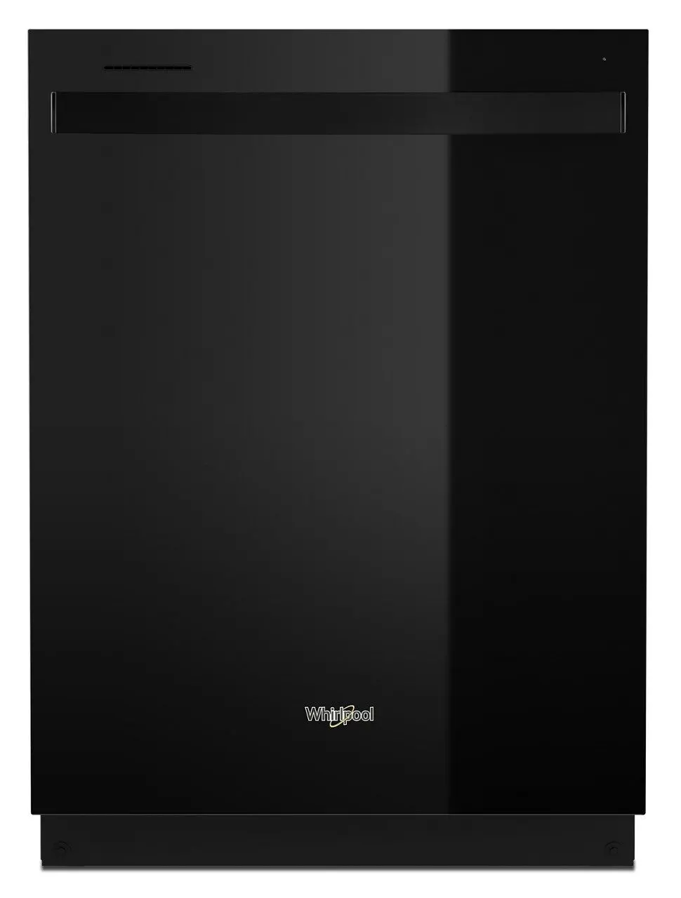 WDT750SAKB Whirlpool Top Control Dishwasher - Black-1
