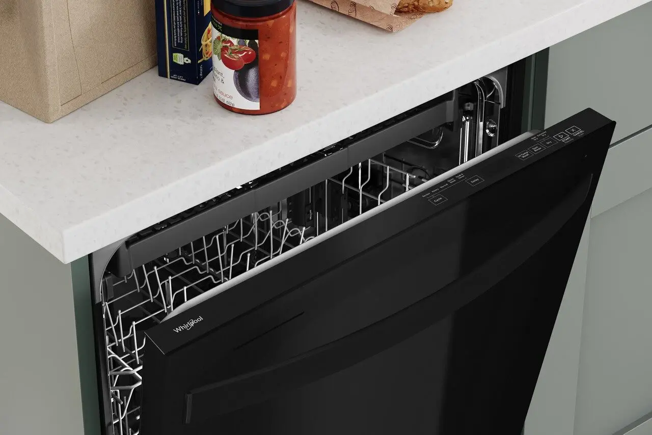 WDT750SAKB Whirlpool Top Control Dishwasher - Black-3