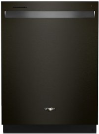 WDT750SAKV Whirlpool Dishwasher with Hidden Controls - Black Stainless Steel
