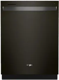 WDT750SAKV Whirlpool Top Control Dishwasher - Black Stainless Steel