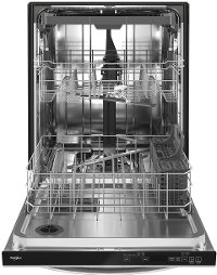 WDT750SAKZ Whirlpool Dishwasher with Hidden Controls - Stainless Steel-2