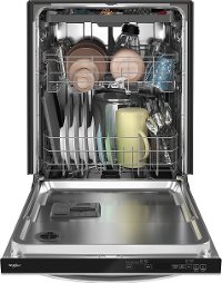 WDT750SAKZ Whirlpool Dishwasher with Hidden Controls - Stainless Steel-4