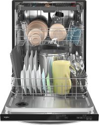 WDT750SAKZ Whirlpool Dishwasher with Hidden Controls - Stainless Steel-5