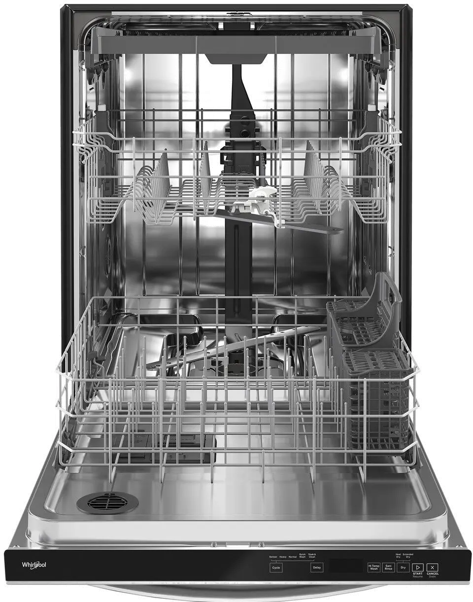 WDT750SAKZ Whirlpool Top Control Dishwasher - Stainless Steel-2