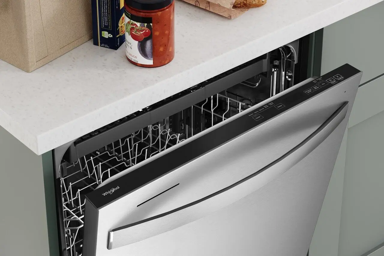 WDT750SAKZ Whirlpool Top Control Dishwasher - Stainless Steel-3