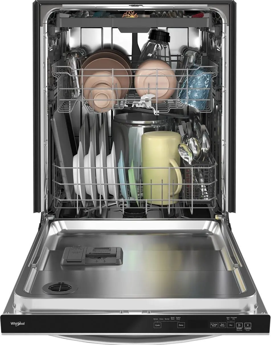 WDT750SAKZ Whirlpool Top Control Dishwasher - Stainless Steel-4