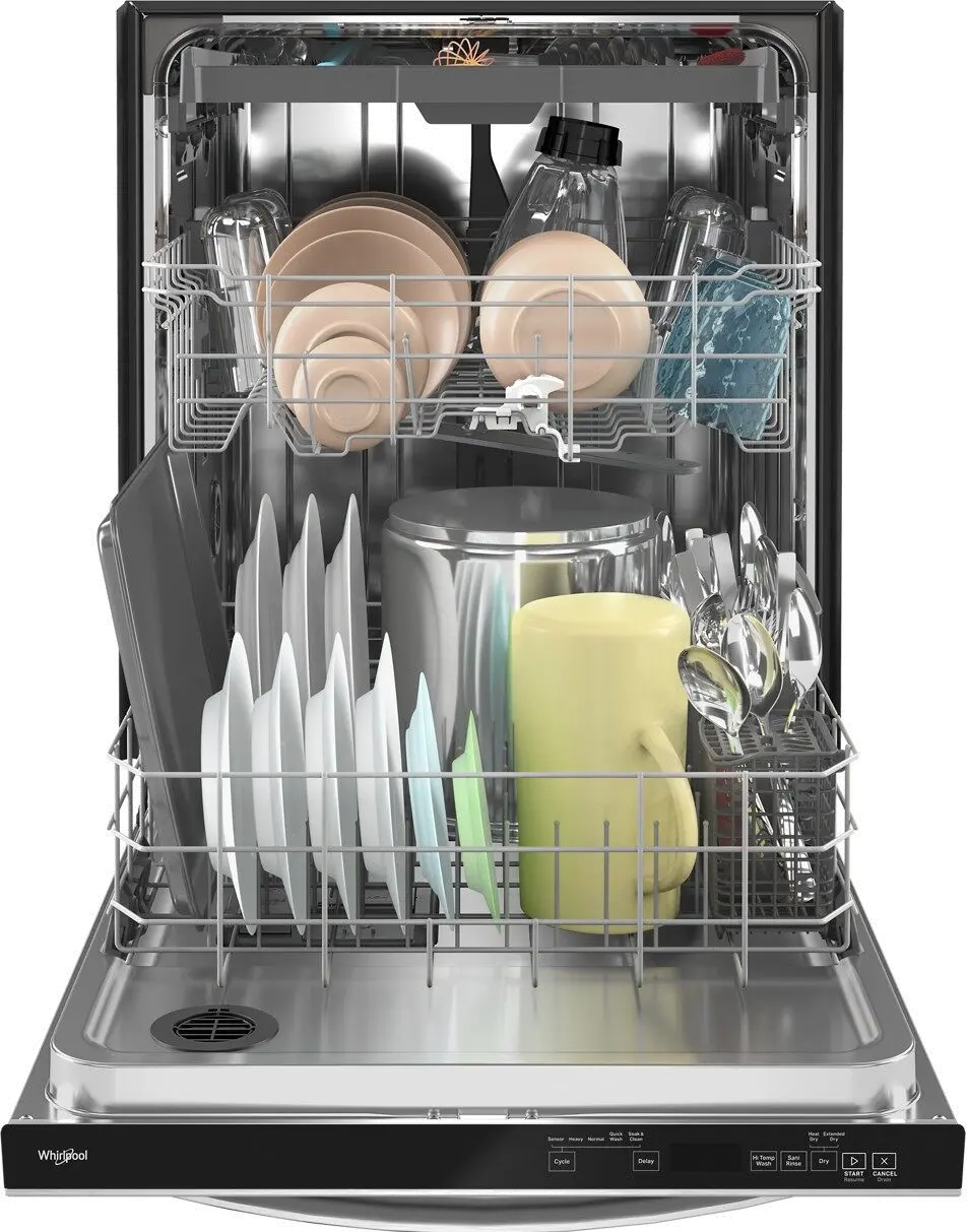 WDT750SAKZ Whirlpool Top Control Dishwasher - Stainless Steel-5
