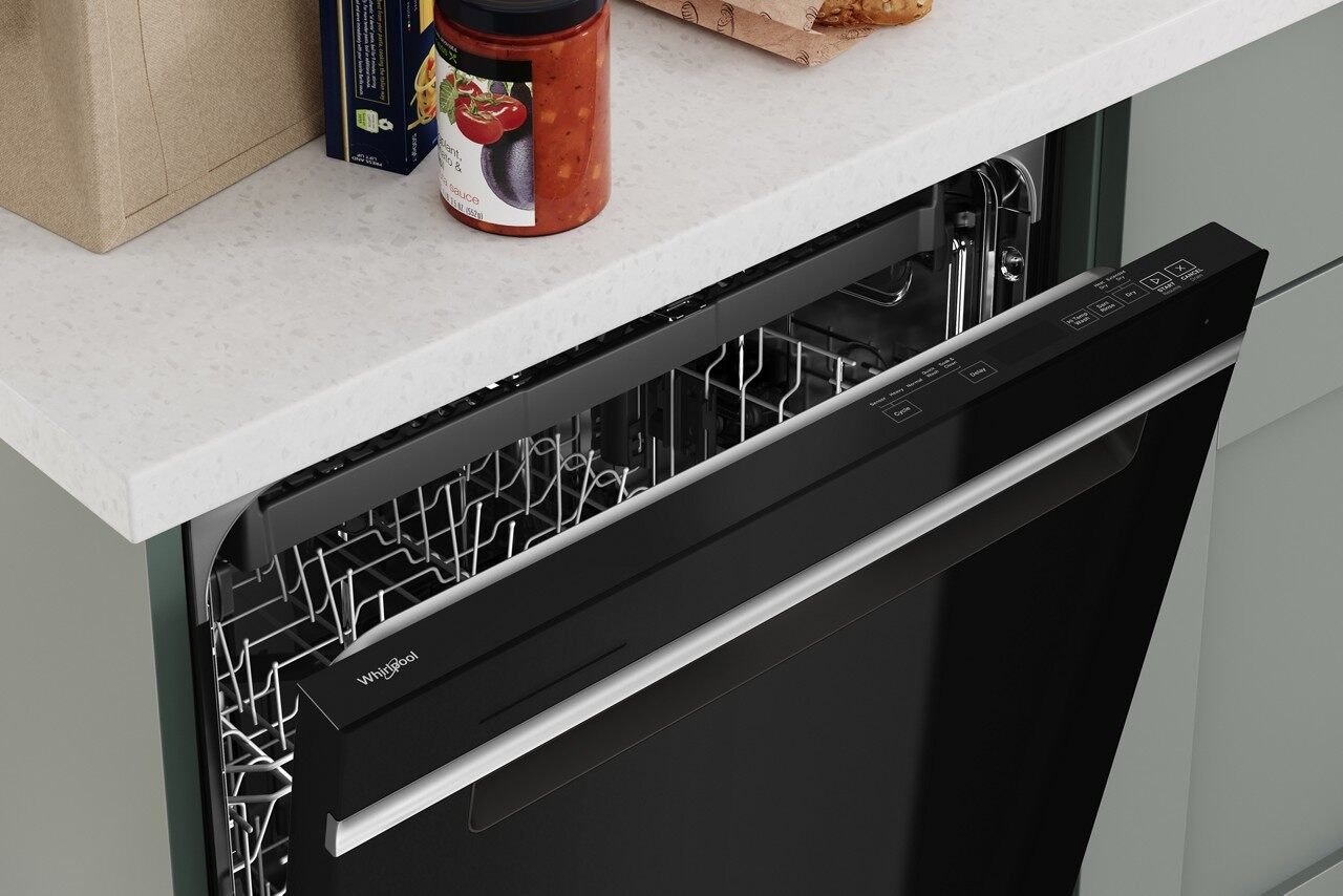 WDTA50SAKB Whirlpool Dishwasher with Hidden Controls - Black-4