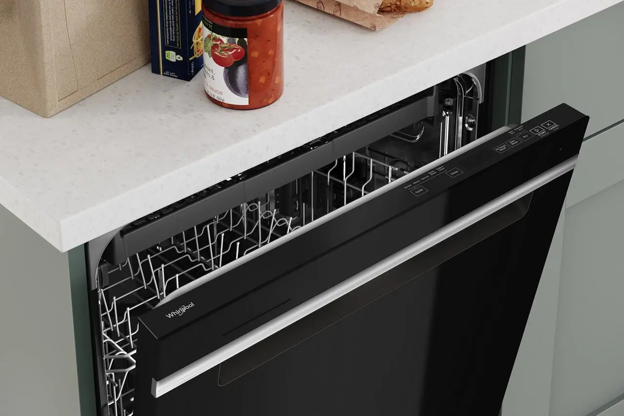 WDTA50SAKB Whirlpool Top Control Dishwasher - Black-4