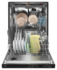 WDTA50SAKV Whirlpool Dishwasher with Hidden Controls - Black Stainless Steel-3
