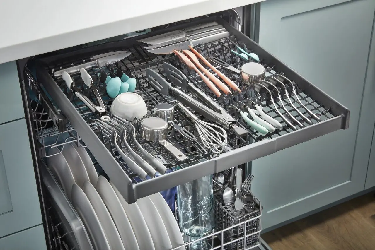 WDTA50SAKV Whirlpool Top Control Dishwasher - Black Stainless Steel-5