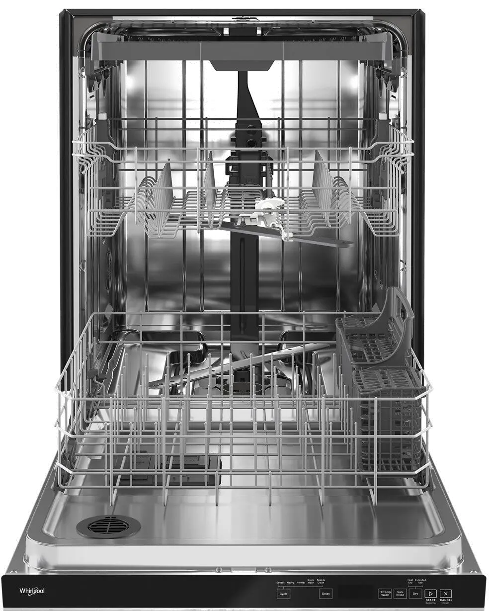 WDTA50SAKZ Whirlpool Top Control Dishwasher - Stainless Steel-2