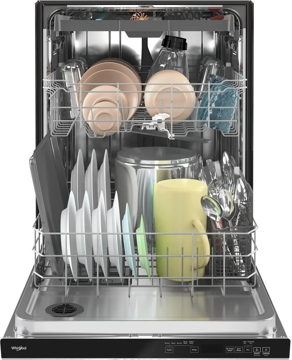 WDTA50SAKZ Whirlpool Top Control Dishwasher - Stainless Steel-3