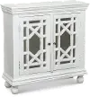 White 2 Door Accent Cabinet