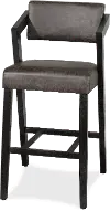 Snyder Black and Gray Bar Stool
