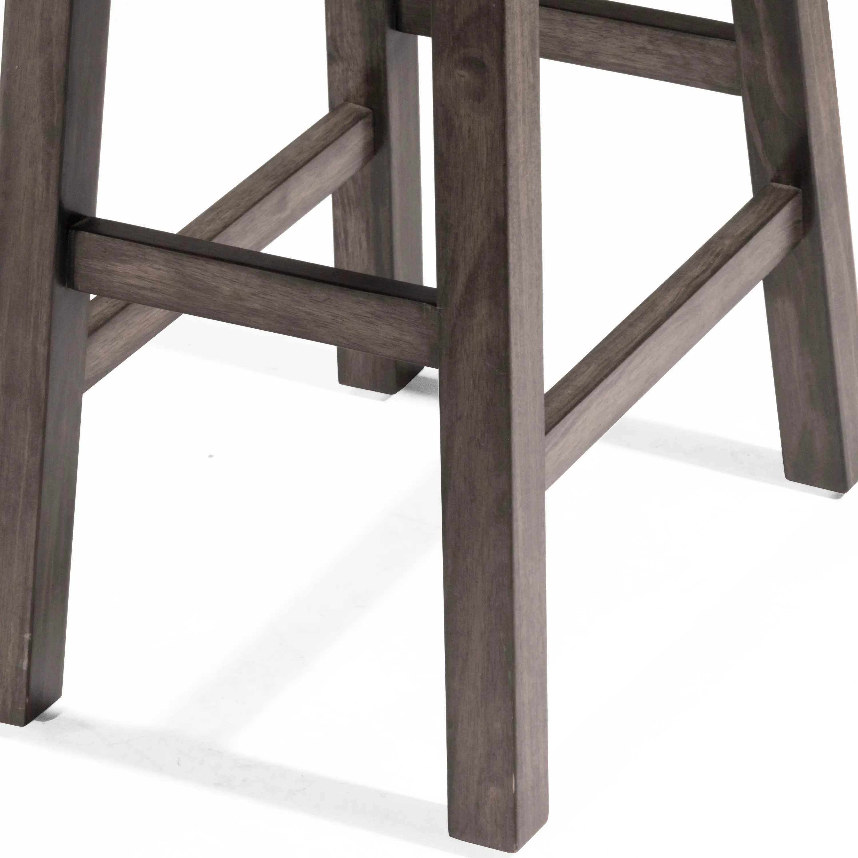 Rustic Gray Saddle Counter Height Stool - Saddle-5