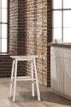 5580-827A Farmhouse Sea White Backless Counter Height Stool - Moreno
