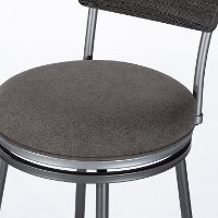 Dark Gray Upholstered Counter Height Stool - Melange-4