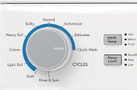 FLCE7522AW Frigidaire Electric Laundry Center - 3.9 and 5.5 cu. ft. White-3