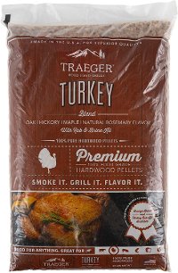 PEL329 Traeger Grill Turkey Blend Pellets 20 lb Bag