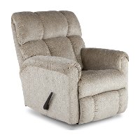 Sand Beige Casual Rocker Recliner - Commander