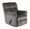 Gray Casual Rocker Recliner - Commander