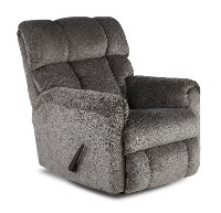 Gray Casual Rocker Recliner - Commander