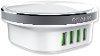 QM-PTH4 Qmadix 4-Port Travel Charging Hub with Built-In Light