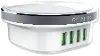QM-PTH4 Qmadix 4-Port Travel Charging Hub with Built-In Light