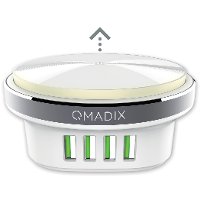 QM-PTH4 Qmadix 4-Port Travel Charging Hub with Built-In Light-2