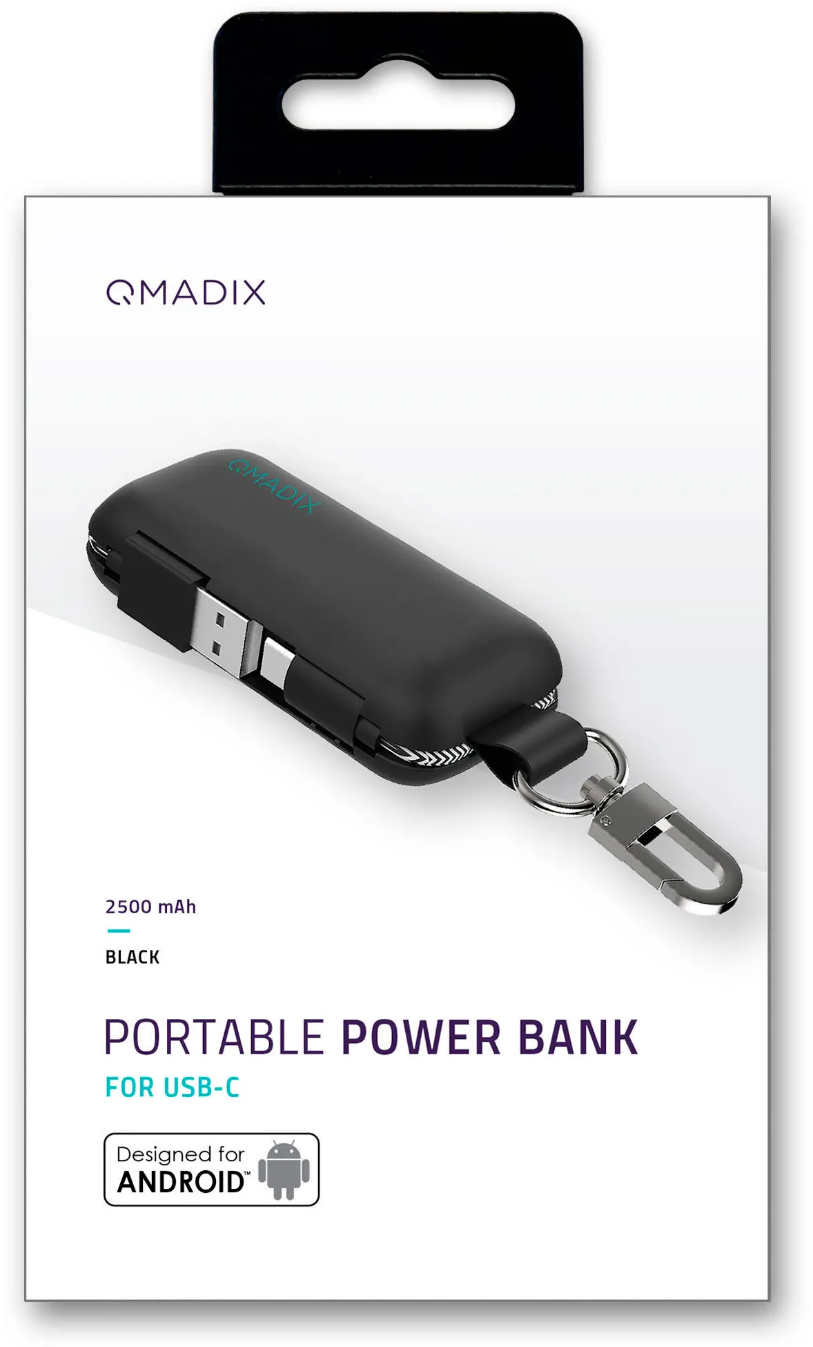 QM-PB2500UC Qmadix 2500 mAh USB-C Portable Power Bank-4