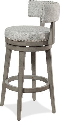 4840-830P Gray Swivel Bar Stool - Lawton-3