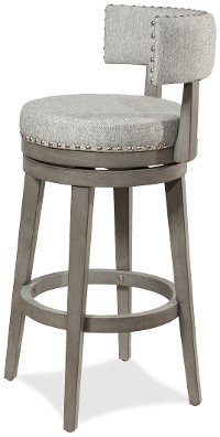 Gray Swivel Counter Height Stool - Lawton-2