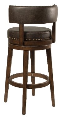 4839-830 Walnut Brown Swivel Bar Stool - Lawton-4