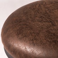 4488-830 Black and Brown Backless Swivel Bar Stool - Kelford-4