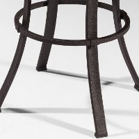 4488-830 Black and Brown Backless Swivel Bar Stool - Kelford-5