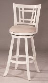 4650-828 White Swivel Counter Height Stool - Fairfox