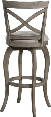 Farmhouse Aged Gray Swivel Counter Height Stool - Ellendale-3