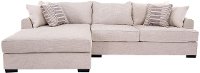 Parchment White 2 Piece Sectional Sofa with LAF Chaise - Dahlia
