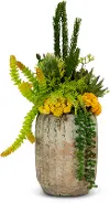 Multi Color Faux Succulent Flower Arrangement