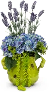 22 Inch Hydrangea and Lavender Faux Arrangement