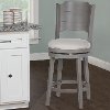 Farmhouse Gray Swivel Counter Height Stool - Clarion