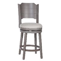 4541-826 Farmhouse Gray Swivel Counter Height Stool - Clarion-5