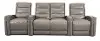 Beckett Leather-Match 3-Piece Home Theater Seating