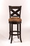 5758-826A Dark Brown Swivel Counter Height Stool - Brantley