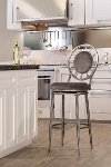 5905-826 Pewter Swivel Counter Height Stool - Big Ben